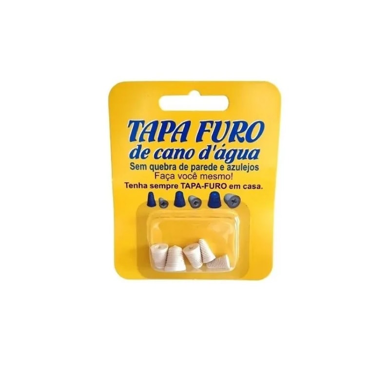 Tapa Furo Cano de Água Kit Oidic