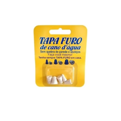 Tapa Furo Cano de Água Kit Oidic