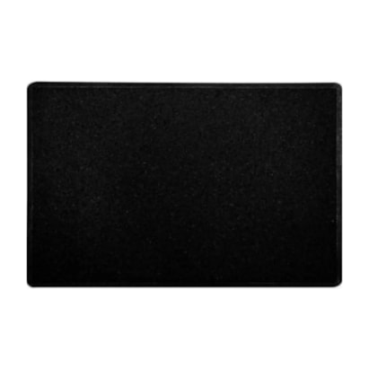 Tapete Kapazi Vinil Silver Preto 60x40cm 10mm - 01440301