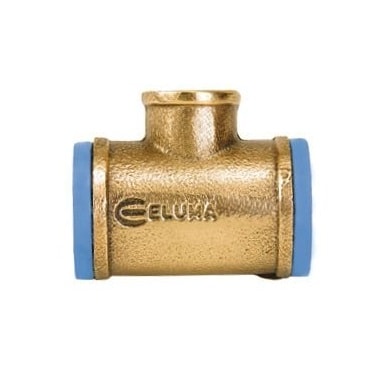 Tê de Bronze de Redução Eluma 513 25x1/2