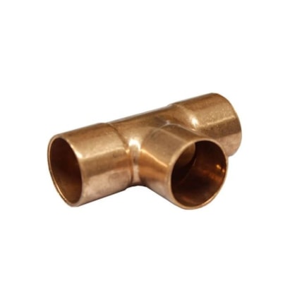 Tê de Cobre Eluma 611 22mm 3/4