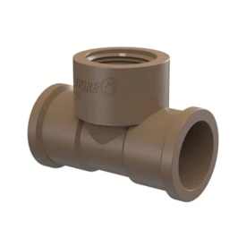 Tê PVC 90º Soldável e Roscável Tigre 32x25mm 1