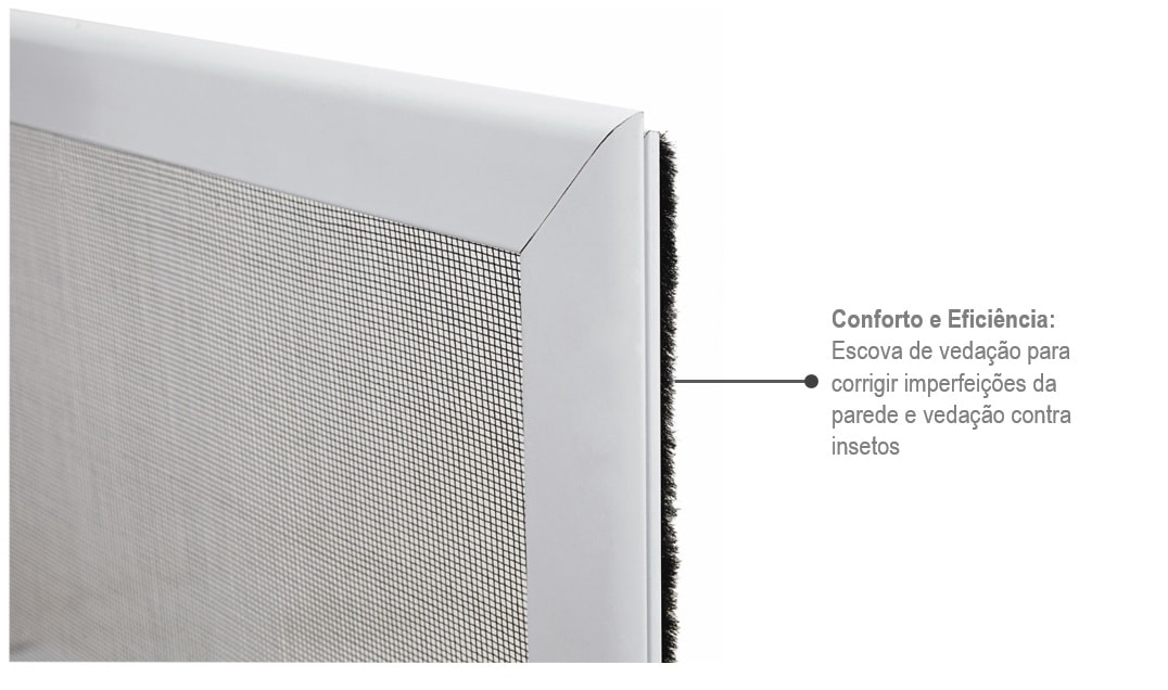 Tela Mosqueteira de Alumínio Sasazaki Aluminium Universal 100x200cm Branco - 79.02.004-4