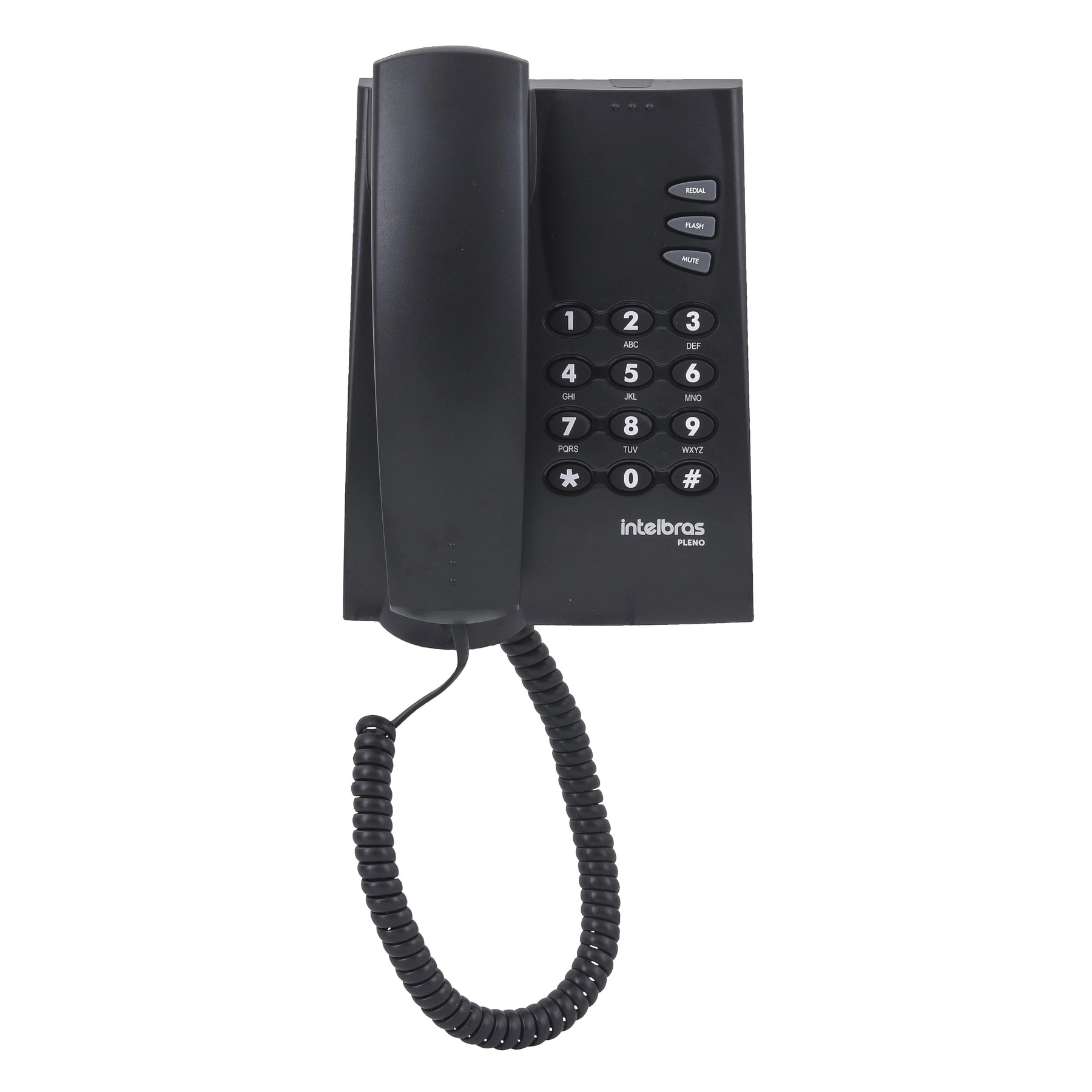 Telefone de Mesa com Fio Intelbras Pleno Preto - 17262