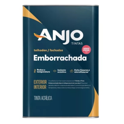 Tinta Acrílica Emborrachada Anjo Gelo Fosco 18L - 020467-30