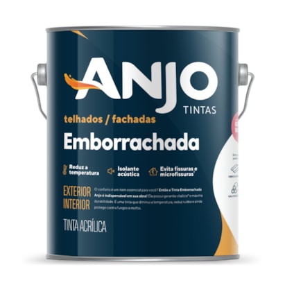 Tinta Acrílica Emborrachada Anjo Gelo Fosco 18L - 020467-30