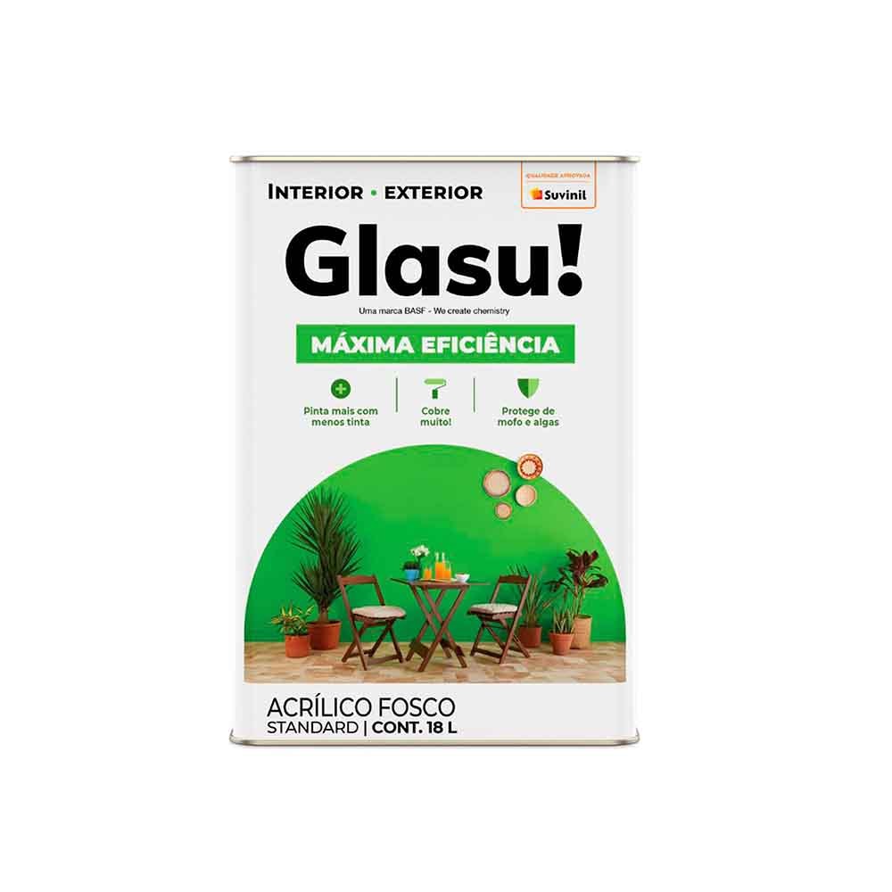 Tinta Acrílica Glasu Máxima Eficiência Branco 18L