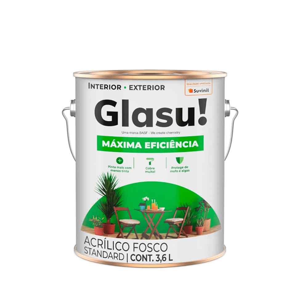 Tinta Acrílica Glasu Máxima Eficiência Branco 3,6L