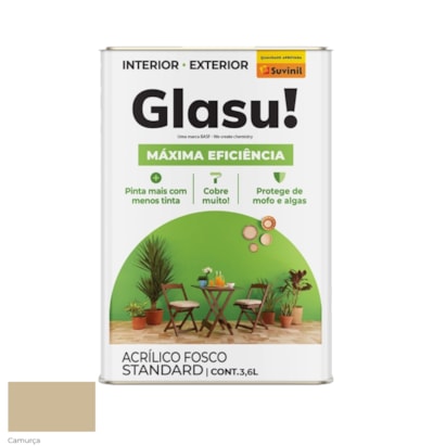 Tinta Acrílica Glasu Máxima Eficiência Camurça 3,6L - 53433154