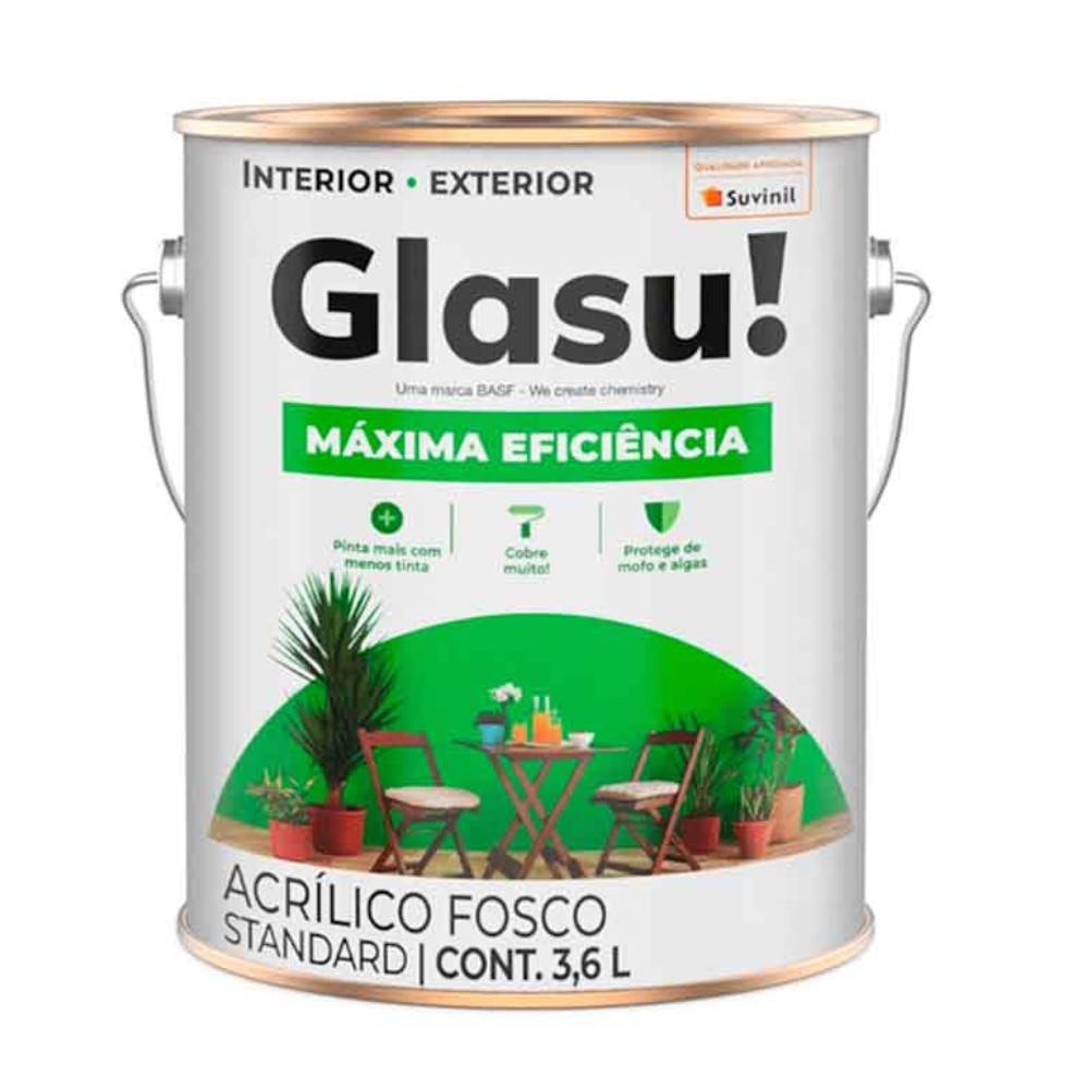 Tinta Acrílica Glasu Máxima Eficiência Cappucino Cremoso 3,6L - 50748108