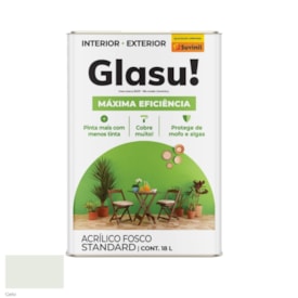 Tinta Acrílica Glasu Máxima Eficiência Gelo 18L - 57758299