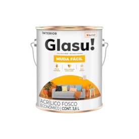 Tinta Acrílica Glasu Muda Fácil Algodão Egipcio 3,6L