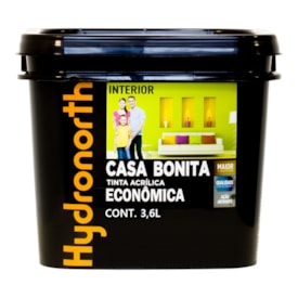 Tinta Acrílica Hydronorth Casa Bonita Branco 3,6L