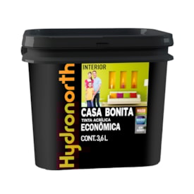 Tinta Acrílica Hydronorth Casa Bonita Branco Gelo 3,6L