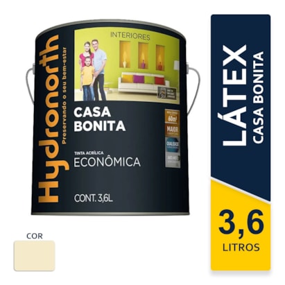 Tinta Acrílica Hydronorth Casa Bonita Palha 3,6L