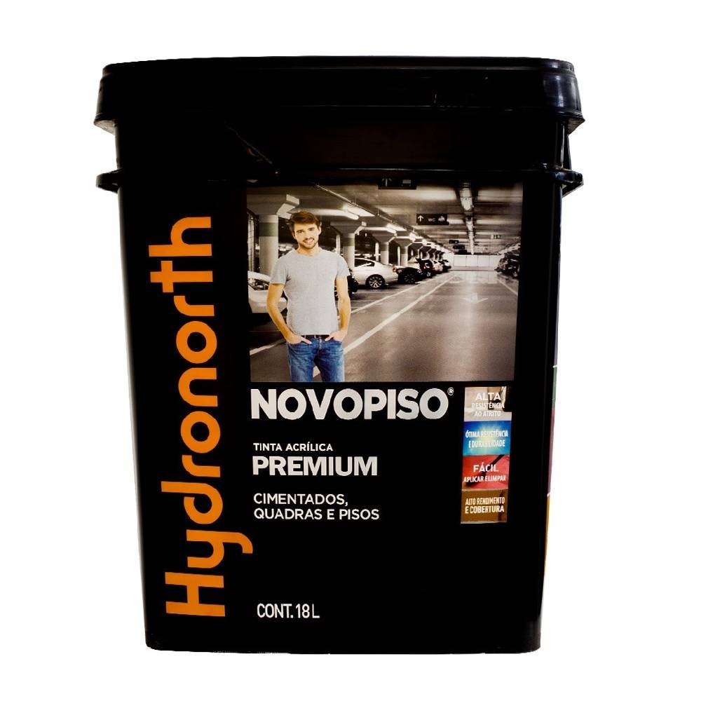 Tinta Acrílica Hydronorth Novopiso Branco 18L