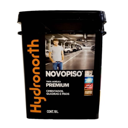 Tinta Acrílica Hydronorth Novopiso Branco 18L