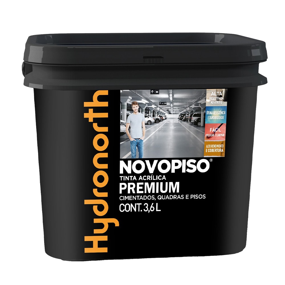 Tinta Acrílica Hydronorth Novopiso Branco 3,6L