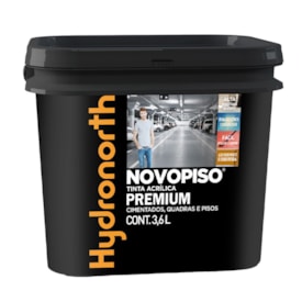 Tinta Acrílica Hydronorth Novopiso Branco 3,6L