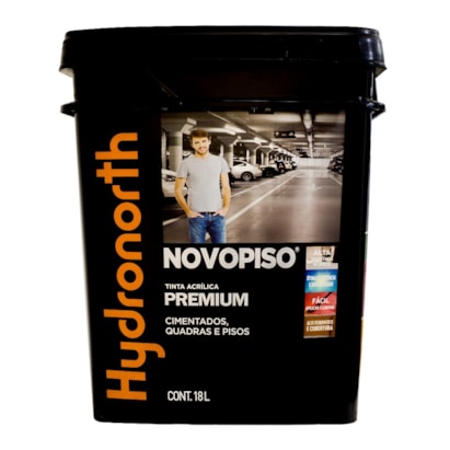 Tinta Acrílica Hydronorth Novopiso Ceramica 18L