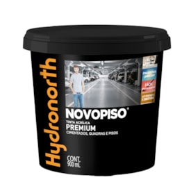 Tinta Acrílica Hydronorth Novopiso Cinza Chumbo 0,9L