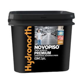 Tinta Acrílica Hydronorth Novopiso Grafite 3,6L