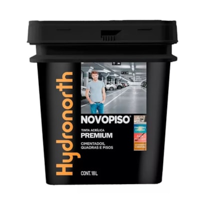 Tinta Acrílica Hydronorth Novopiso Verde 18L