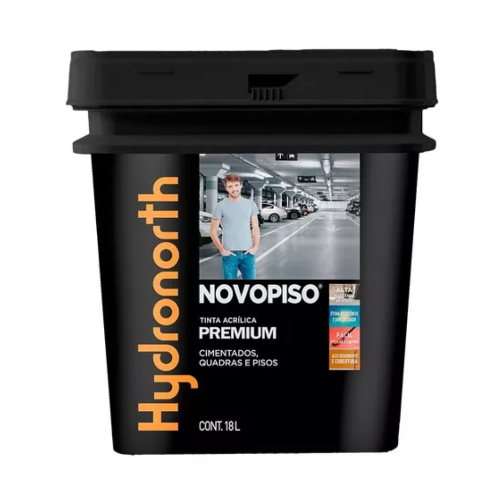 Tinta Acrílica Hydronorth Novopiso Verde 18L