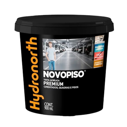 Tinta Acrílica Hydronorth Novopiso Vermelho 0,9L