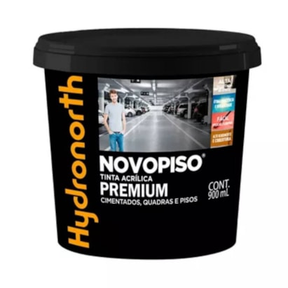 Tinta Acrílica Hydronorth Novopiso Vermelho Bandeira 0,9L - 00093310