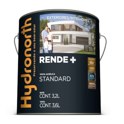 Tinta Acrílica Hydronorth Rende + Cinza Granito Claro 3,6L