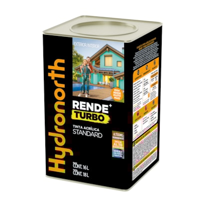 Tinta Acrílica Hydronorth Rende+ Turbo Standart 18L Algodão Egipcio - 00092680