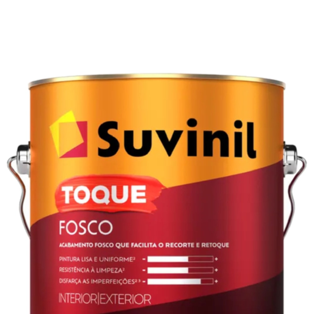 Tinta Acrílica Suvinil 3,6L Toque Fosco Branco - 50841836