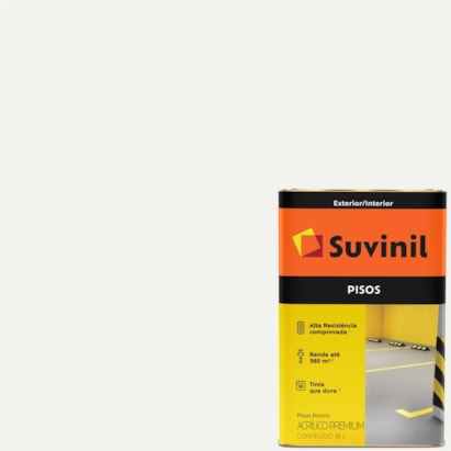 Tinta Acrílica Suvinil  Piso Suvinil 18L Toque Branco - 53418632