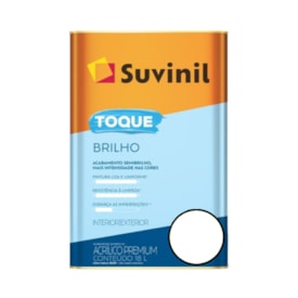 Tinta Acrílica Suvinil Toque De Brilho 18L Branco - 50839849