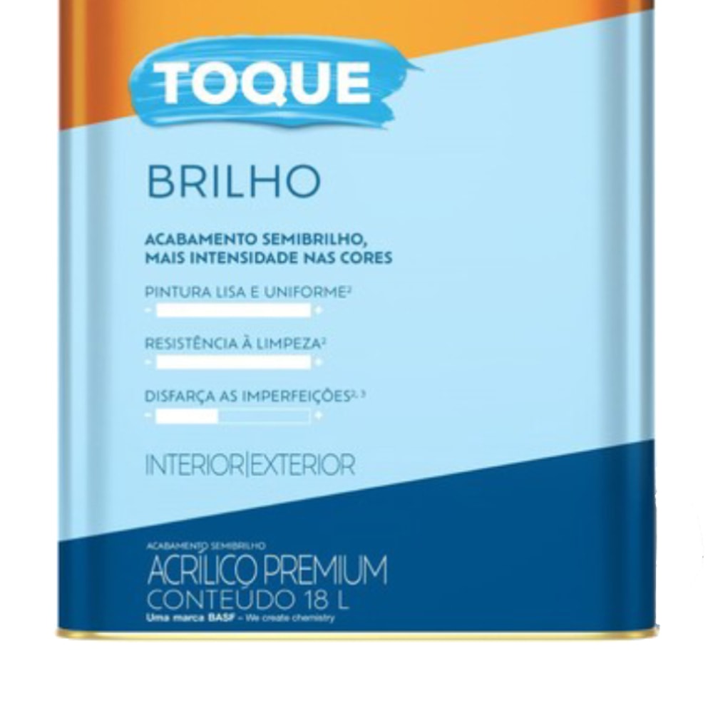Tinta Acrílica Suvinil Toque de Brilho Branco 18L - 50839849