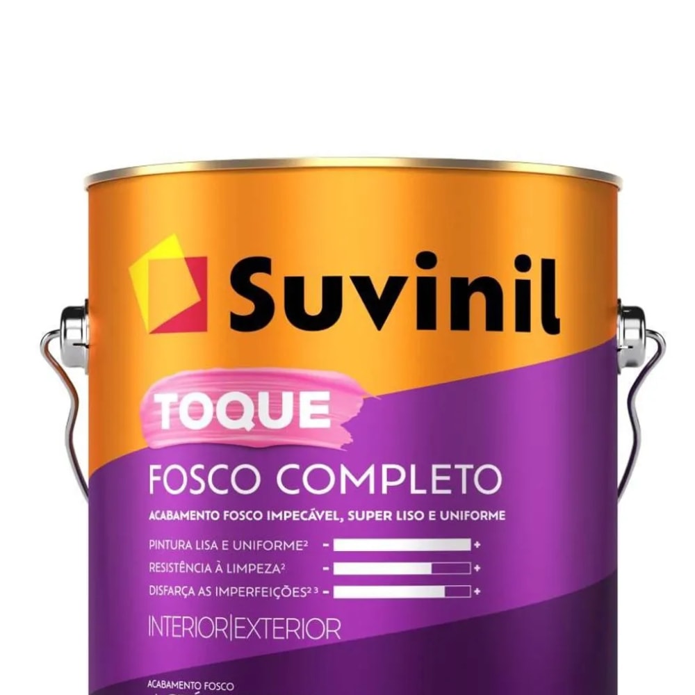Tinta Acrílica Suvinil Toque Fosco Completo Algodão Egípcio 3,6L - 50841623