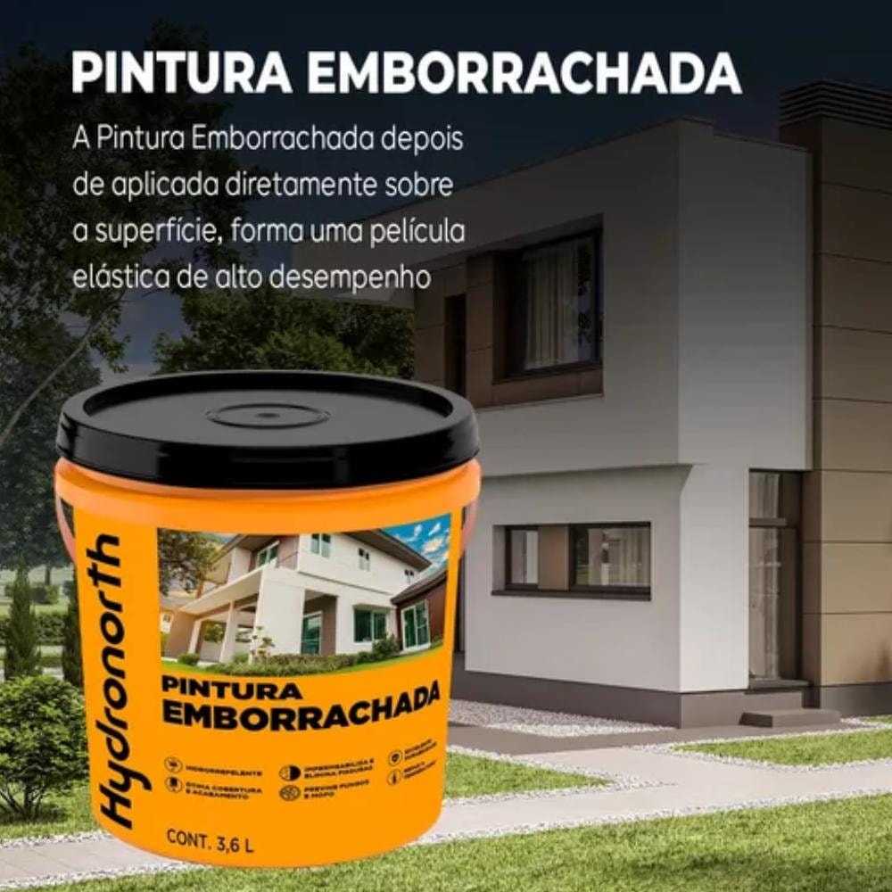 Tinta Emborrachada Hydronorth 3,6L Branco Elefante - 00095691