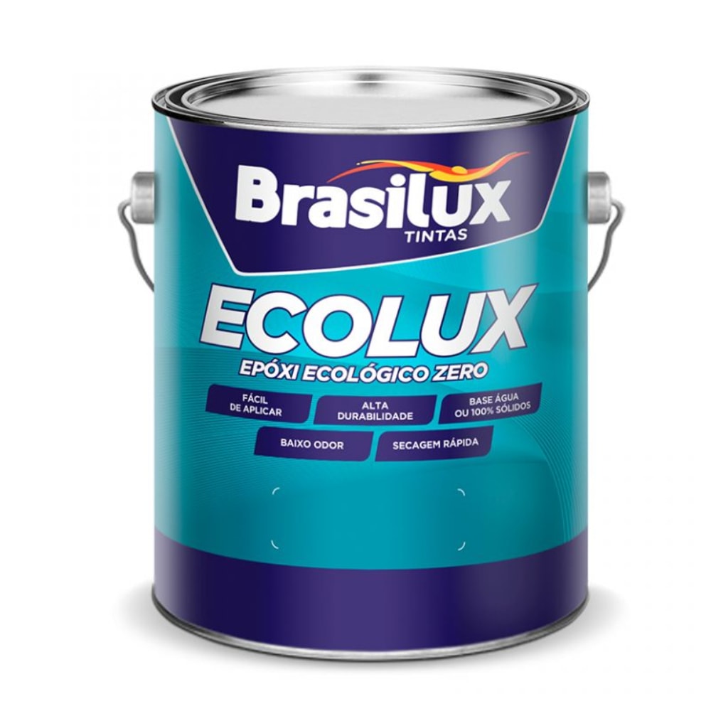 Tinta Epóxi Brasilux Ecolux Base Água 900ML - 880673914