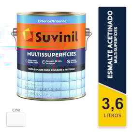 Tinta Esmalte Suvinil Multissuperfícies Branco Acetinado 3,6L