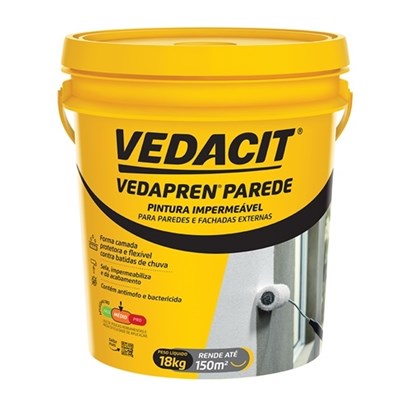 Tinta Impermeável Vedapren para Parede 18 Kg Vedacit - 112551