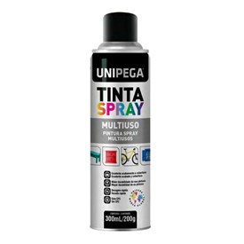 Tinta Spray Unipega Branco Fosco Multiuso 300ML - 0534.0110