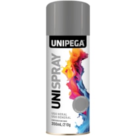 Tinta Spray Unipega Uso Geral Aluminio 350ml/210g - 05340154