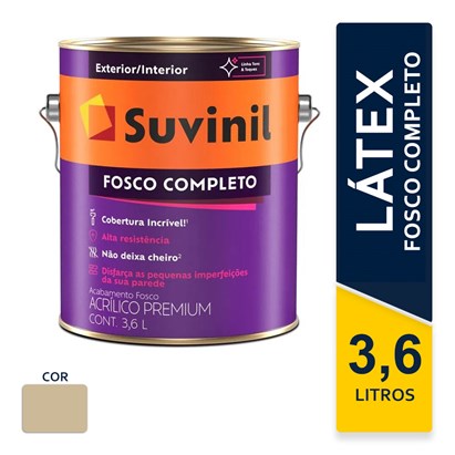 Tinta Suvinil Acrílica Fosco Completo Camurça 3,6L