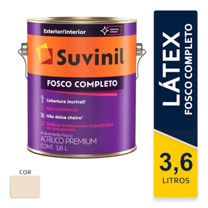 Tinta Suvinil Acrílica Fosco Completo Perola 3,6L