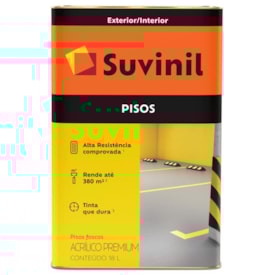 Tinta Suvinil Acrílica Pisos Cinza Escuro 18L