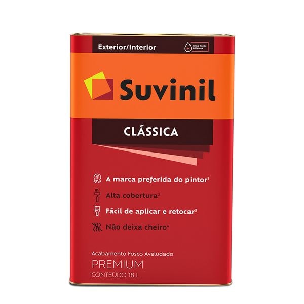Tinta Suvinil Clássica PVA Palha 18L