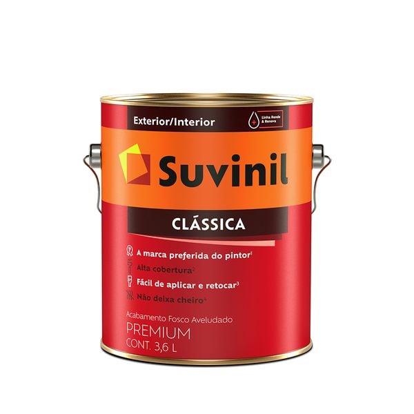 Tinta Suvinil Clássica PVA Palha 3,6L