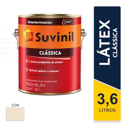 Tinta Suvinil Clássica PVA Perola 3,6L
