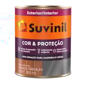Tinta Suvinil Esmalte Cor e Proteção Gelo Brilhante 0,9L